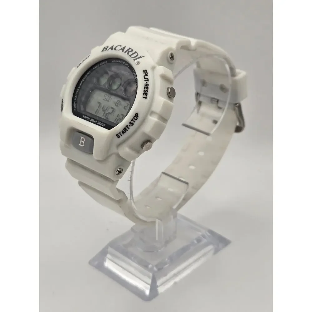 Bacardi Pineapple Fusion White Digital Promo Watch
